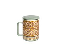 Brandani Gift Group S.A.S. Le cementine, mug rosone con tappo e filtro new bone china/inox LE CEMENTINE, MUG ROSONE CON TAPPO E FILTRO NEW BONE CHINA/INOX