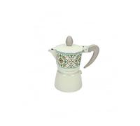 Brandani 52613 CAFFETTIERA MEDICEA 3 TAZZA ALLUMINIO, cm 16x8,5x15,5h, kg 0.31, Capienza: 50 ml (1 max 2 tazzine)