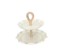 BRANDANI 53164 Riccioli Di FATA - Alzata per torte, colore: Bianco