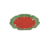 Brandani 53284 Piatto Portata Tempo Di Festa Porcellana Colore Verde