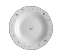 Brandani 53410 Set Tavola 18 Pezzi Nonna Rosa Porcellana 6 Piani 6 Fondi 6 Dessert