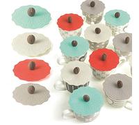 BRANDANI 54188 - Copribicchiere in silicone, multicolore