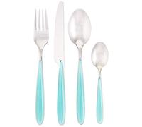 Brandani 54291, Set 16 posate acqua marina acciaio inox, per 4 persone