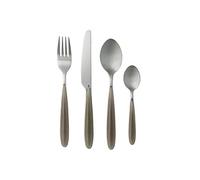 Brandani 54524, set 16 posate tortora acciaio inox, per 4 persone