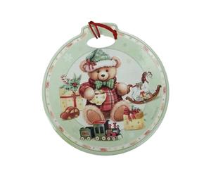 BRANDANI 80110 Decoraton Coccole Ceramica Sughero, 20x21 cm