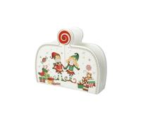 BRANDANI 84571 PORTATOVAGLIOLI ELFOMAGIA PORCELLANA, cm 14,5x4x12h