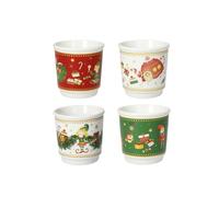 BRANDANI 84573 BICCHIERINO ELFOMAGIA SET 4 PZ NEW BONE CHINA