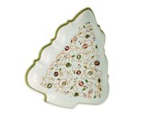 BRANDANI ANTIPASTIERA Albero in Porcellana Collezione Tempo di Festa Art. 533287 CM. 26X23X4.5H.