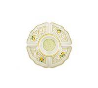 BRANDANI Antipastiera Limoni porcellana diametro 27 cm.