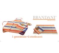 Brandani Ares Collection Grembiule + 2 Strofinacci Super Offerta