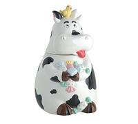 Brandani Barattolo Porta Biscotti sonoro Mucca Ceramica