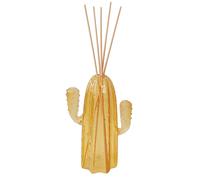 BRANDANI Cactus Diffusore di Fragranza con Bastoncini 17cm Vetro Verde