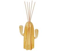 BRANDANI Cactus Diffusore di Fragranza con Bastoncini 17cm Vetro Verde