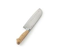 BRANDANI coltello Santoku acciaio e manico bamboo