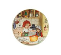 BRANDANI Cuccioli Piattino Natalizio Bimbi Pasticceri 30cm Porcellana