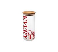 Brandani Gift Group S.A.S. Barattolo everything, vetro con tappo ermetico acacia, ø 10 x 22h cm Barattolo everything, vetro con tappo ermetico acacia, ø 10 x 22h cm