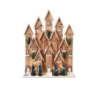 Brandani Gift Group S.A.S. VILLAGGIO INNEVATO CON 60 LED LEGNO VILLAGGIO INNEVATO CON 60 LED LEGNO