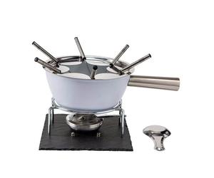 BRANDANI GREY FONDUTA IN ALLUMINIO ANTIADERENTE CON BASE IN ARDESIA