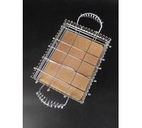 Brandani Jolly Server A Settori Componibili Vassoio Condimenti da Tavola Acciaio