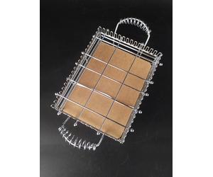 Brandani Jolly Server A Settori Componibili Vassoio Condimenti da Tavola Acciaio