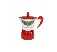 BRANDANI La Caffettiera Natalizia Christmas 3 Tazze In Alluminio Gift Box