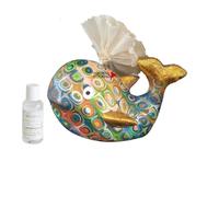 Brandani lampada diffusore di fraganza in porcellana colorata mod. Balena