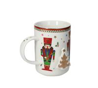 BRANDANI Lo Schiaccianoci Tazza MUG 11x8cm Tavola di Natale