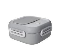 BRANDANI LUNCH BOX C/POSATA TORTORA INOX/SILICONE 17x17x7,5h cm 51113