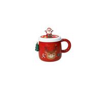 BRANDANI MUG MAGNETE ALBERO DI NATALE NEW BONE CHINA C/TAPPO SILICONE