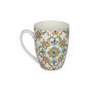 BRANDANI Mug tazza rosone in porcellana new bone china collezione Medicea Ø 8 x h 11,5 cm