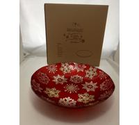 Brandani Natale Centrotavola Christmas 40 cm Rosso/Oro cm 7,5 H