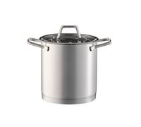 Brandani Pastaiola Free Inox 7 LT - SKU 51125 - Acciaio Inox 18/10 con Doppio Cestello in Rete