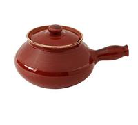 BRANDANI PATATIERA/CASTAGNERA ROSSA C/COPERCHIO TERRACOTTA DA FUOCO 52268