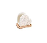 BRANDANI PORTATOVAGLIOLO Cuore in Porcellana Collezione Campo AI Fiori Art. 53831 CM. 11X6X9H.