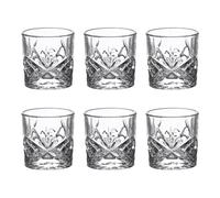 BRANDANI Rock&Roll Set 6 Pezzi Bicchiere Shot Liquore 70ml Vetro