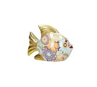 BRANDANI Salvadanaio Pesciolino Portafortuna 12cm Dolomite Multicolore