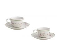 BRANDANI - Set 2 Tazze Caffè Nonna Rosa Porcellana 53413