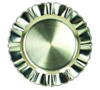 BRANDANI Set 4 Sottopiatti Decoro Oro 32,5cm