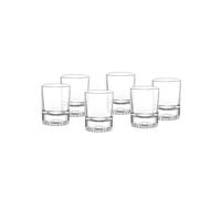 BRANDANI set 6 pezzi bicchierino shot Illusion in vetro trasparente ø 4,5 x h 6 cm