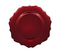 BRANDANI Sottopiatto Chic 33cm Set 4 Pezzi Rosso