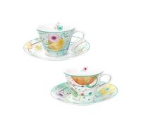 BRANDANI Tazza The' Bollicine Set 2 Pezzi Porcellana 200ml