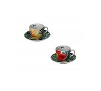 BRANDANI TAZZINA CAFFE' GGG SET 2 PZ PORCELLANA