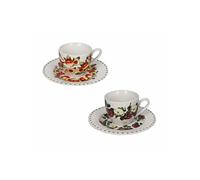 BRANDANI TAZZINA CAFFE LE PRIMIZIE FRESH FRUITS SET 2 PZ PORCELLANA 52681