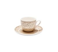 BRANDANI TAZZINA Caffe RICCIOLI di Fata Set 2 PZ Porcellana Art 53581