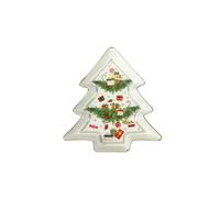BRANDANI Vassoietto Elfomagia Albero di Natale in New Bone China