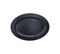 BRANDANI Vassoio Ovale Black Eclipse 50x35cm in Melamina