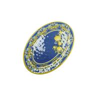 BRANDANI Vassoio Ovale Citrus Blu 50,5x35,5cm Melamina