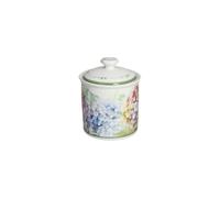 Brandani Zuccheriera Flora in New Bone China Ã˜8,5x11,5 cm - SKU 51185 - Elegante Contenitore per Zucchero con Motivi Floreali