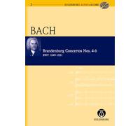 Brandenburg Concertos Nos. 4-6 BWV 1049-1051: Nr. 4 G-Dur/Nr. 5 D-Dur/Nr. 6 B-Dur. BWV 1049/1050/1051. Orchester. Studienpartitur.