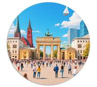 Brandenburg Gate 1000 Pezzi Jigsaw Puzzle Adulti Puzzle Rotondo Idea Regalo Per Bambini Decompressione E Regalo Per Adulti E Bambini Stampa Di Alta Qualità 1000pcs (67.5x67.5cm)